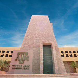 Exterior of the Texas A&M University at Qatar campus